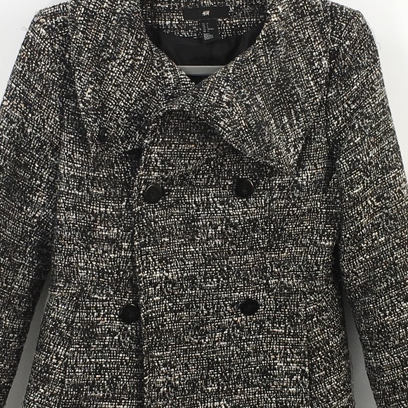 H&M Tweed Double Breasted Jacket 4 - Picture 3 of 12